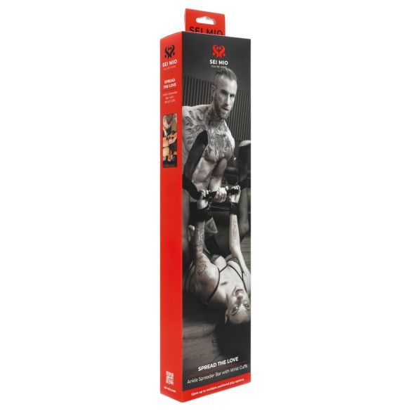 Sei Mio - kāju izpletējs ar rokudzelžiem, melns