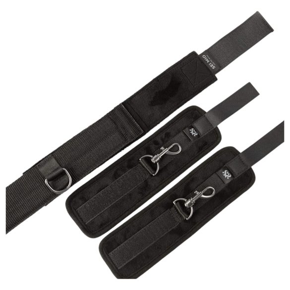 Sei Mio - kāju izpletējs ar rokudzelžiem, melns