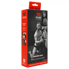 Sei Mio - piespraužamais strap-on harnesis melns