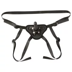 Sei Mio - pievienojams strap-on dildo ar jostu 12,5 cm melns
