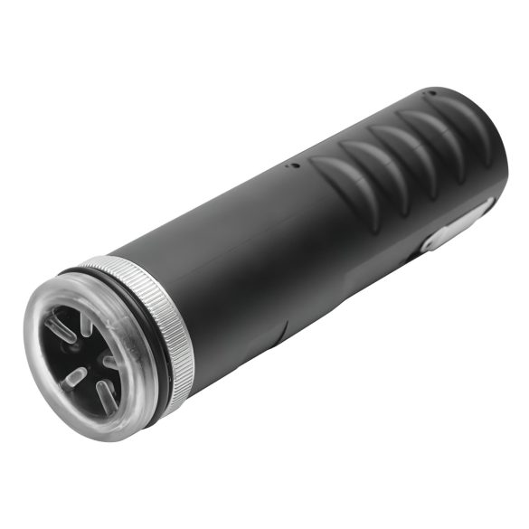 Master-Bot - augšup-leju kustības, mīksti adatiņu mute masturbators (melns)