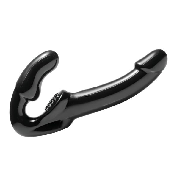 Strap U Revolver - piekaramais dildo bez stiprinājuma (melns)