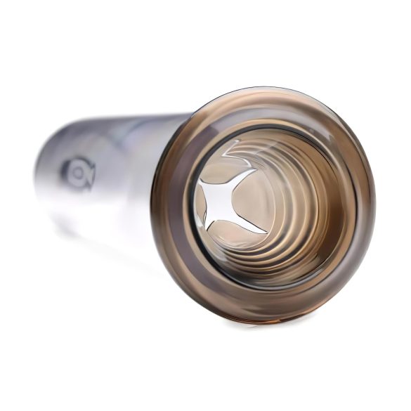 Tom Heavy Duty - dzimumlocekļa pumpis ar metāla rokturi caurspīdīgs