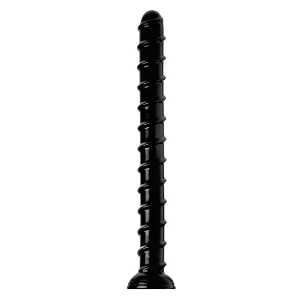 Hosed Swirl Tchick anālais dildo čūska 18 cm melns
