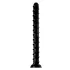 Hosed Swirl Tchick anālais dildo čūska 18 cm melns