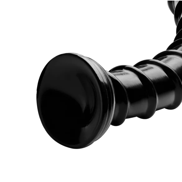 Hosed Swirl Tchick anālais dildo čūska 18 cm melns