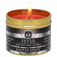 XR Brands - Fever parafīna ķermeņa svece (sarkana, 120 g)
