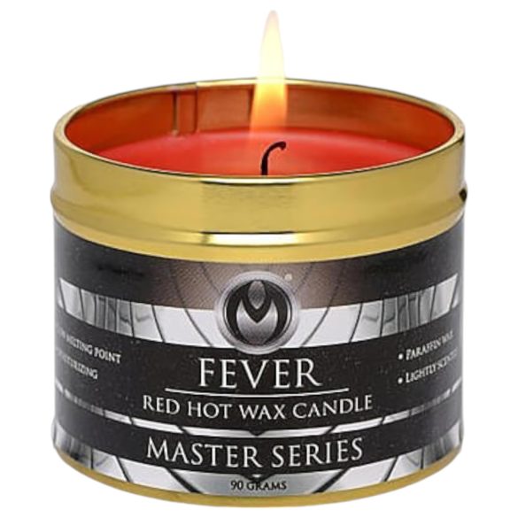 Fever parafīna ķermeņa svece - sarkana (120g)