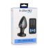 Zeus - bezvadu E-Stim anālais vibrators (melns)