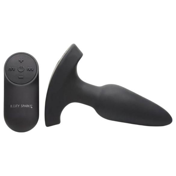 Booty Sparks Laser - bezvadu melns anālais vibrators ar akumulatoru