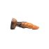 Creature Cocks Ravager - teksturēts silikona dildo - 20cm (oranžs)
