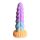 Noslēpumainais vienradža dildos - 21cm (violets-dzeltens)