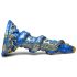 Creature Cocks Kraken - spirālveida astoņkāja dildo - 21cm (zeltaini-zils)