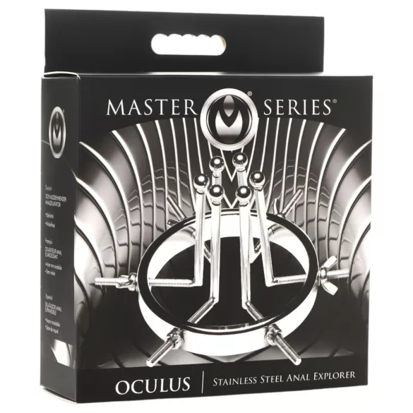 XR Brands Oculus - anālais tūrētājs nerūsējošais tērauds sudraba