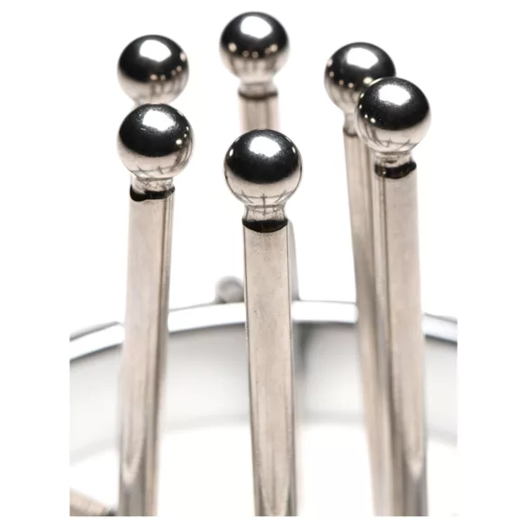 XR Brands Oculus - anālais tūrētājs nerūsējošais tērauds sudraba