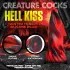 Creature Cocks Hell Kiss - vītņots silikona dildo - 19 cm (sarkans)