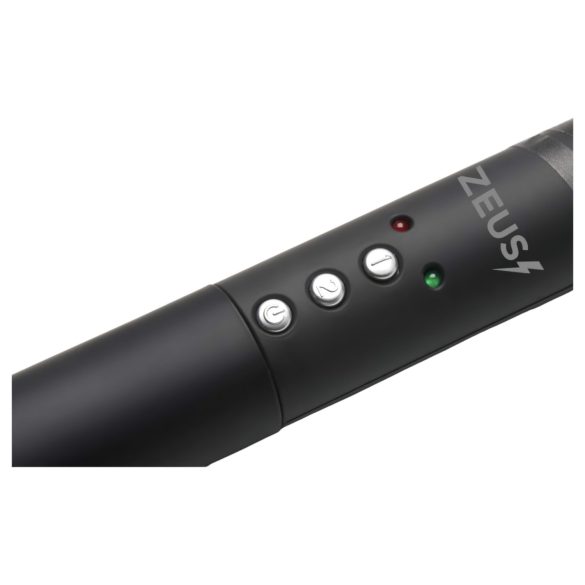 Zeus - elektro stimulācijas stienis uzlādējams melns