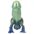 Creature Cocks dinozaura dildo zaļš