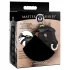 Master Series Bull - buļļagalvas dzimumlocekļa būris (melns)