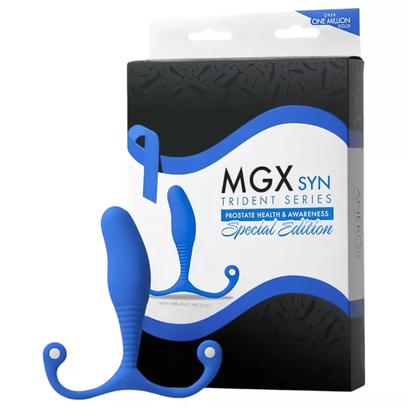 Aneros MGX Syn Trident - prostatas masāžas dildo zils