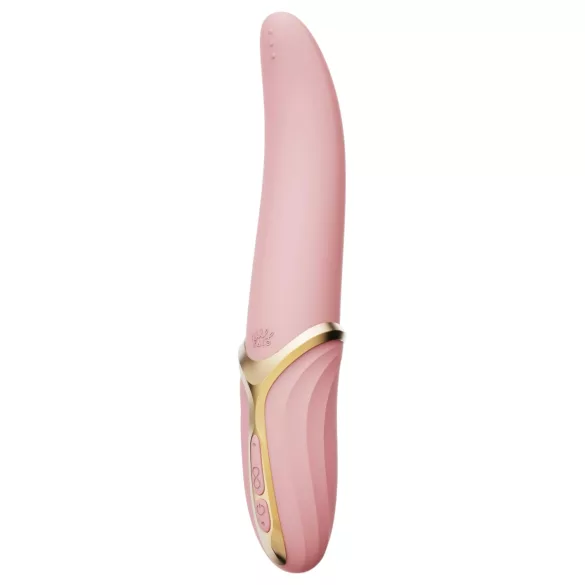 Zalo Eve - vibrators ar sildīšanu un rotāciju, akumulators, rozā
