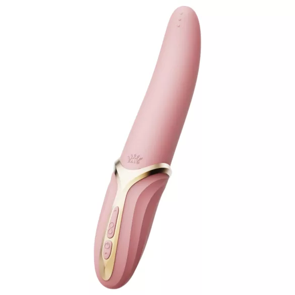 Zalo Eve - vibrators ar sildīšanu un rotāciju, akumulators, rozā