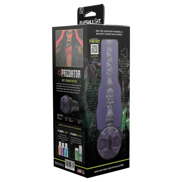 Fleshlight Fantasy Predator - fantāzijas mākslīgā vagīna masturbators (violets)