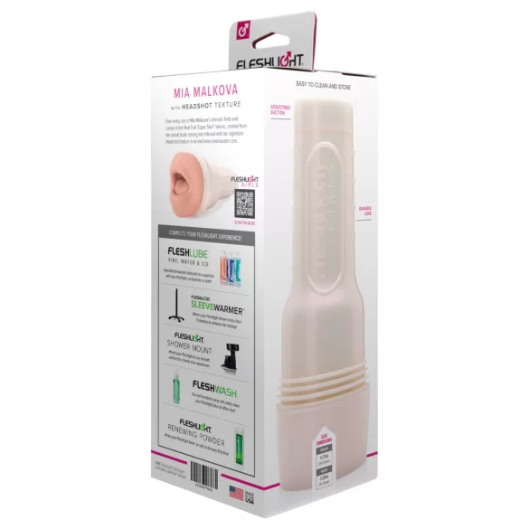 Fleshlight Mia Malkova - mutiskas masturbators realistisks materiāls naturāls