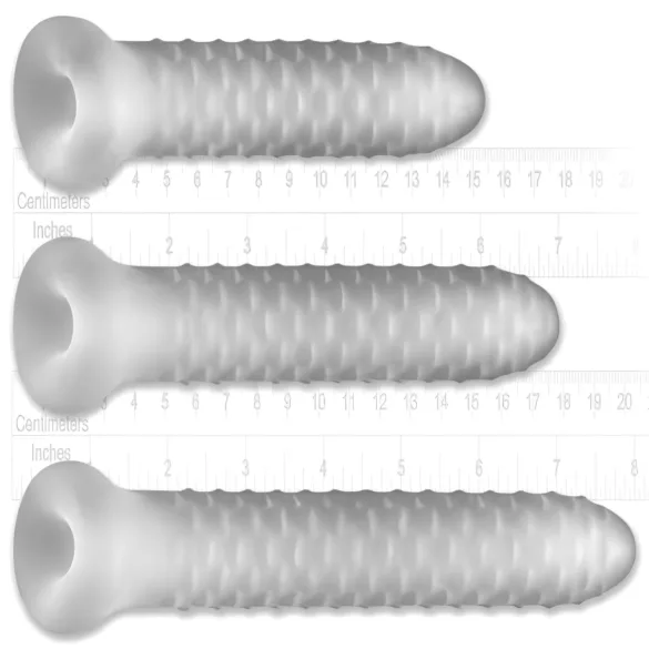 Fat Boy Checker Box - dzimumlocekļa uzmava 19cm balta