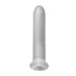 Perfect Fit - Fat Boy Micro Ribbed - dzimumlocekļa uzmava (19 cm, balta)