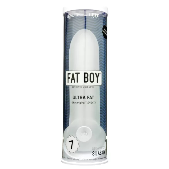 Fat Boy Original Ultra Fat - dzimumlocekļa uzmava 19cm balta