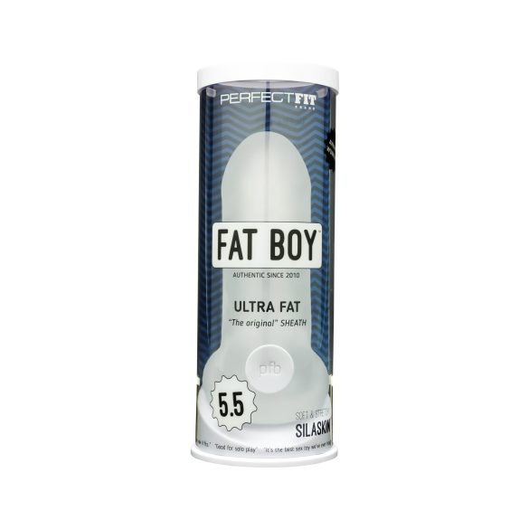 Fat Boy Original Ultra Fat - dzimumlocekļa uzmava (15 cm) - balta