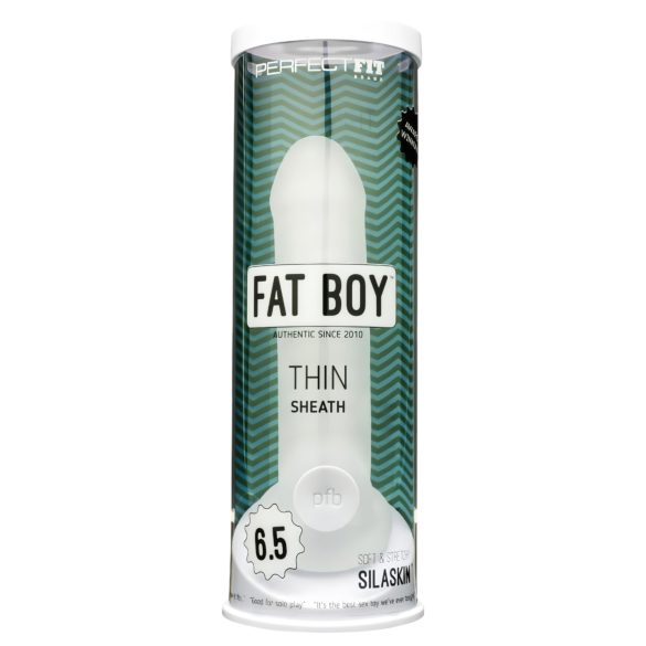 Fat Boy Thin - dzimumlocekļa uzmava 17 cm balta