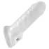 Perfect Fit - Fat Boy Thin - dzimumlocekļa uzmava (15 cm, balta)