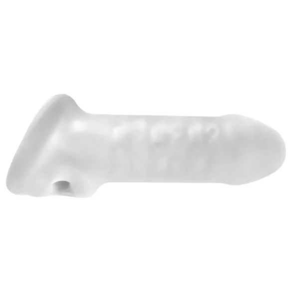 Perfect Fit - Fat Boy Thin - dzimumlocekļa uzmava (15 cm, balta)