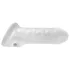 Perfect Fit - Fat Boy Thin - dzimumlocekļa uzmava (15 cm, balta)