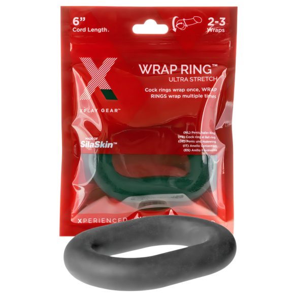 Perfect Fit Ultra Wrap 6 - biezs dzimumlocekļa gredzens melns 15cm