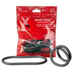   Perfect Fit Slim Wrap 9 - plāns erekcijas gredzens melns 22cm
