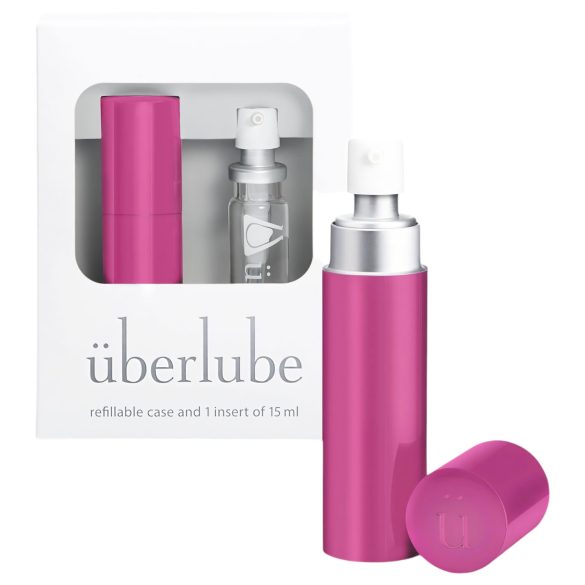 / Überlube - ceļojumu komplekts silikona lubrikants - rozā (15ml)