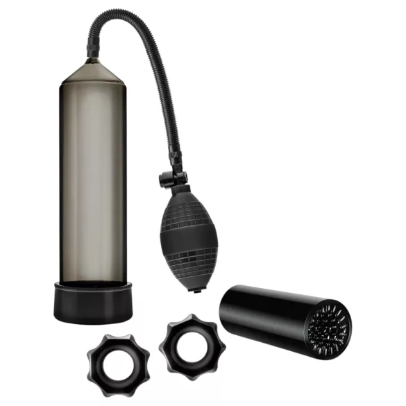 Quickie Kit - vīriešu vakuuma pumpja komplekts biezs 4 daļas