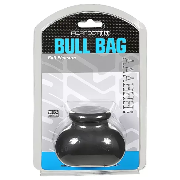 Perfect Fit Bull Bag - sēklinieku maisiņš un stiepējs (melns)