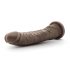 Dr. Skin 8.5 - dzīves reālists sūkņu dildo - brūns (20,5 cm)
