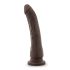 Dr. Skin 8.5 - dzīves reālists sūkņu dildo - brūns (20,5 cm)