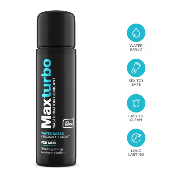 Intimateline MaxTurbo - uz ūdens bāzes lubrikants vīriešiem (100 ml)