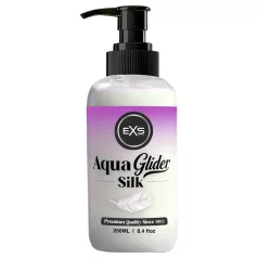   EXS AquaGlider Silk - zīdains uz ūdens bāzes lubrikants pumpīša flakonā (250 ml)