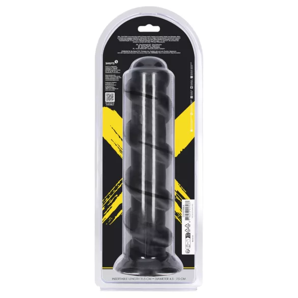 Ouch! Hole Driller - milzu anālais aizbāznis (melns) - 31,5 cm