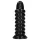 Ouch! Spiral Force - vītņots anālais spraudnis (melns) - 23,5 cm