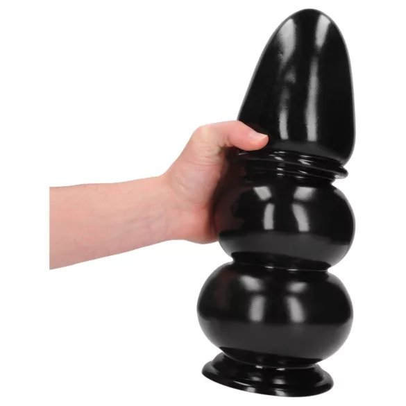 Ouch! Ultra Collosus - īpaši liels anālais plugs (melns) - 33 cm