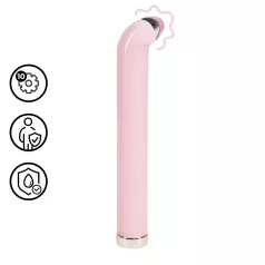 Loveline - stikla G‑punkta vibrators (rozā)
