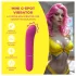 Loveline - mini G-punkta vibrators (rozā)